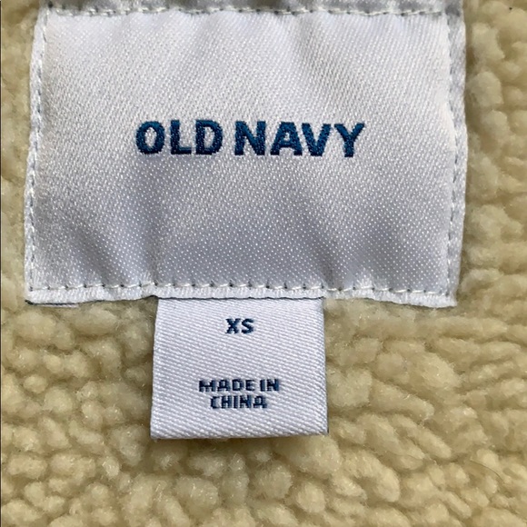 Sherpa old navy jean jacket - Picture 2 of 7